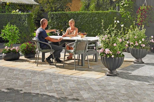 Stein og hellerav betong